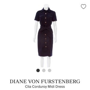 🎉🎉Diane von Furstenberg navy CLIO dress